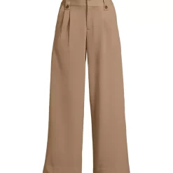 Women's Soft Polish High Rise Wide Leg Crop Pants