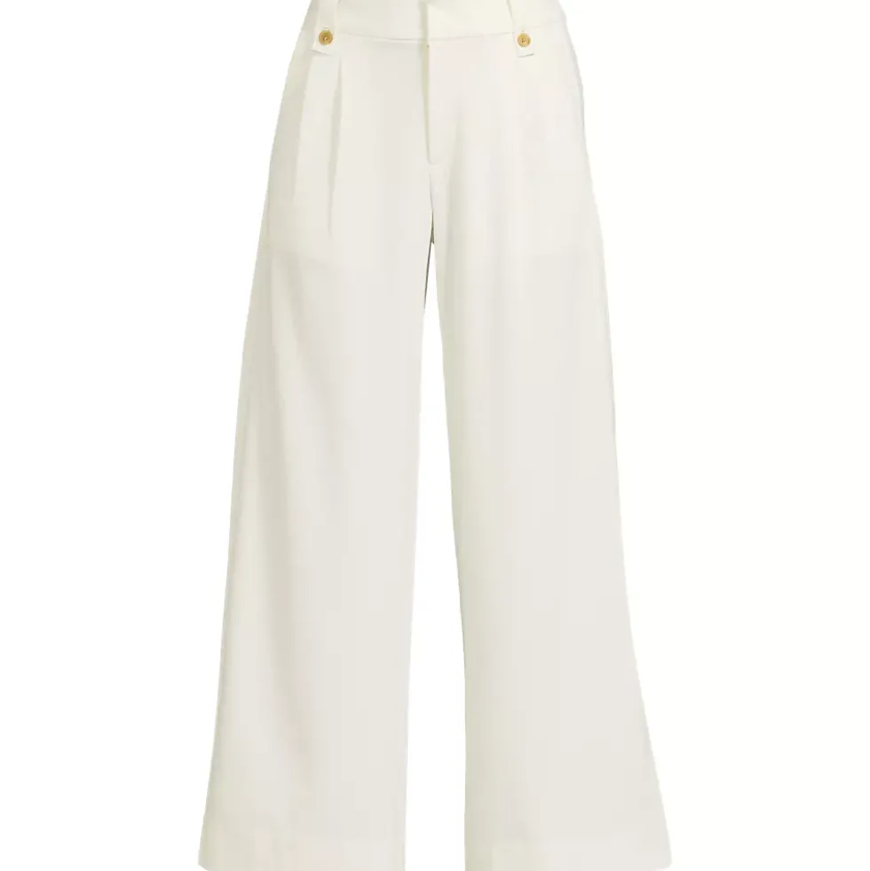 Women's Soft Polish High Rise Wide Leg Crop Pants