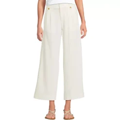 Women's Soft Polish High Rise Wide Leg Crop Pants