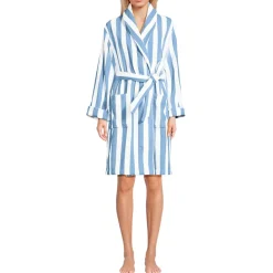 Women's Soft Terry Long Sleeve Knee Length Robe