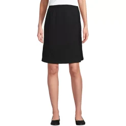 Women's Solid A Line Tab Skort Top of Knee
