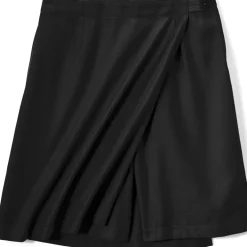 Women's Solid A Line Tab Skort Top of Knee