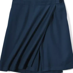 Women's Solid A Line Tab Skort Top of Knee