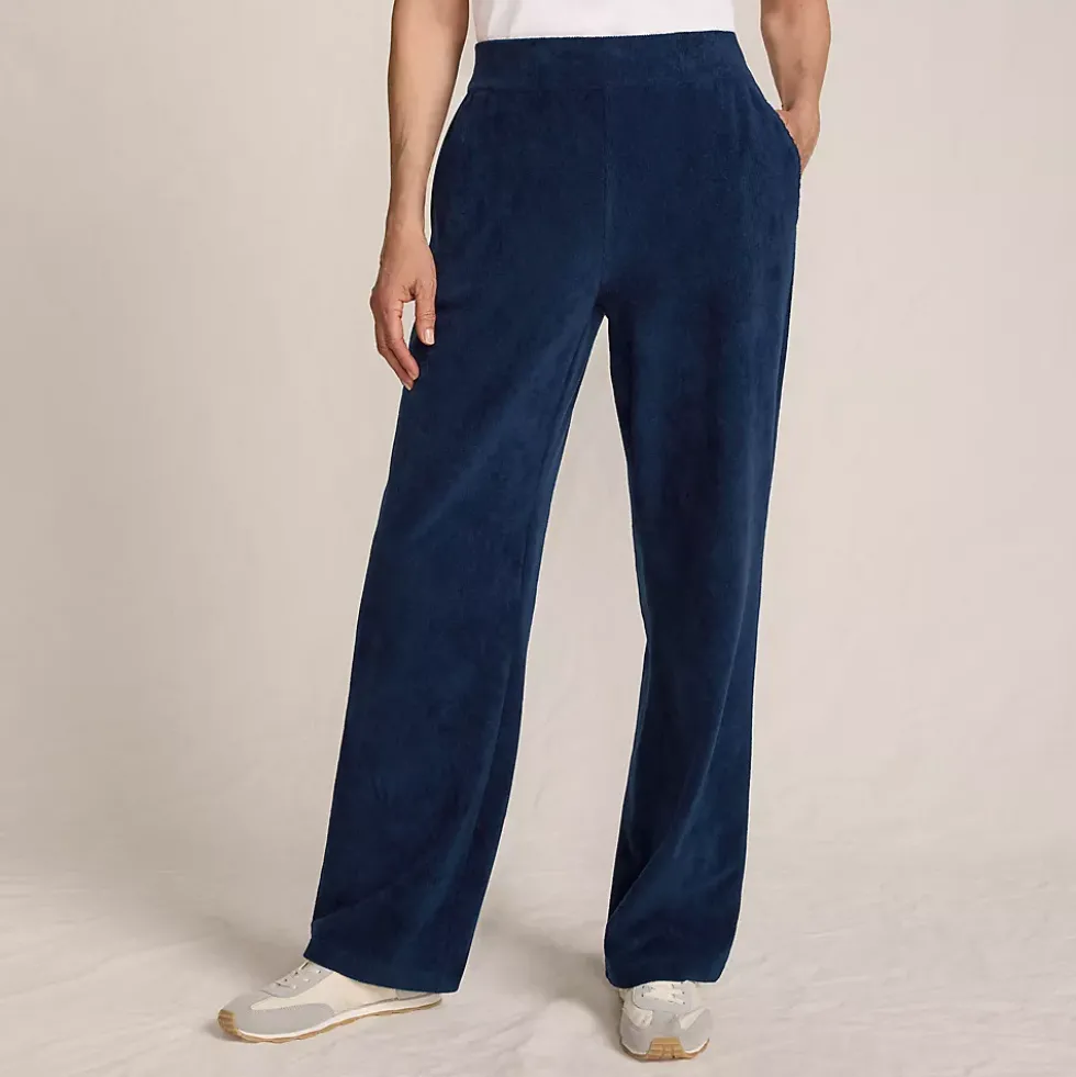 Women's Sport Cord High Rise Relaxed Straight Leg Pants