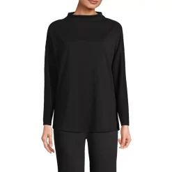 Women's Sport Knit Funnel Neck Top
