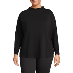 Women's Sport Knit Funnel Neck Top