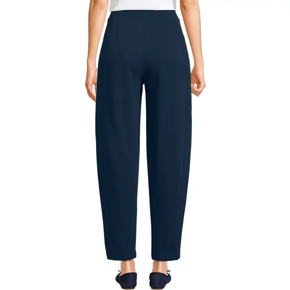 Women's Sport Knit High Rise Barrel Ankle Pants