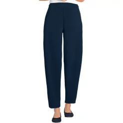 Women's Sport Knit High Rise Barrel Ankle Pants