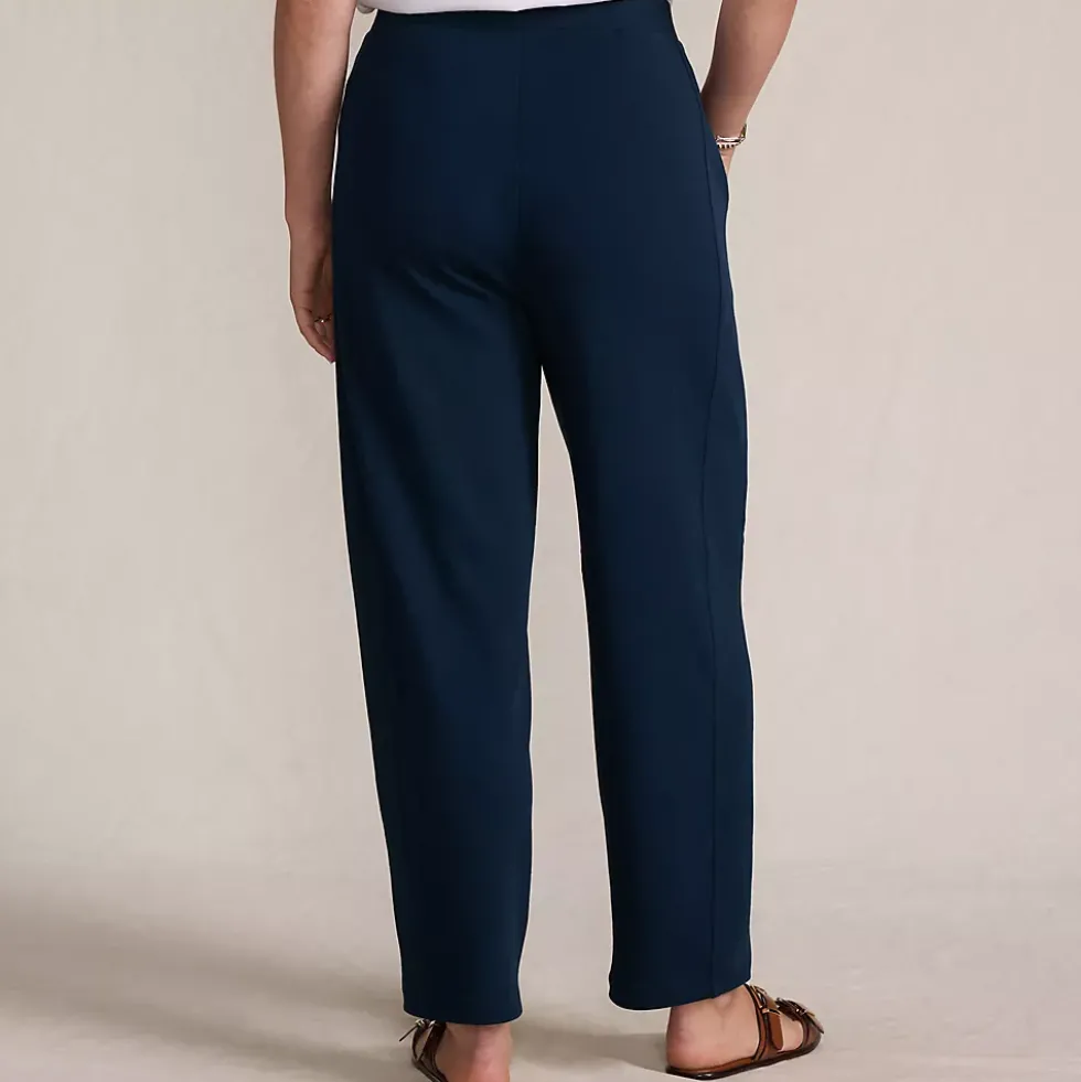 Women's Sport Knit High Rise Barrel Ankle Pants