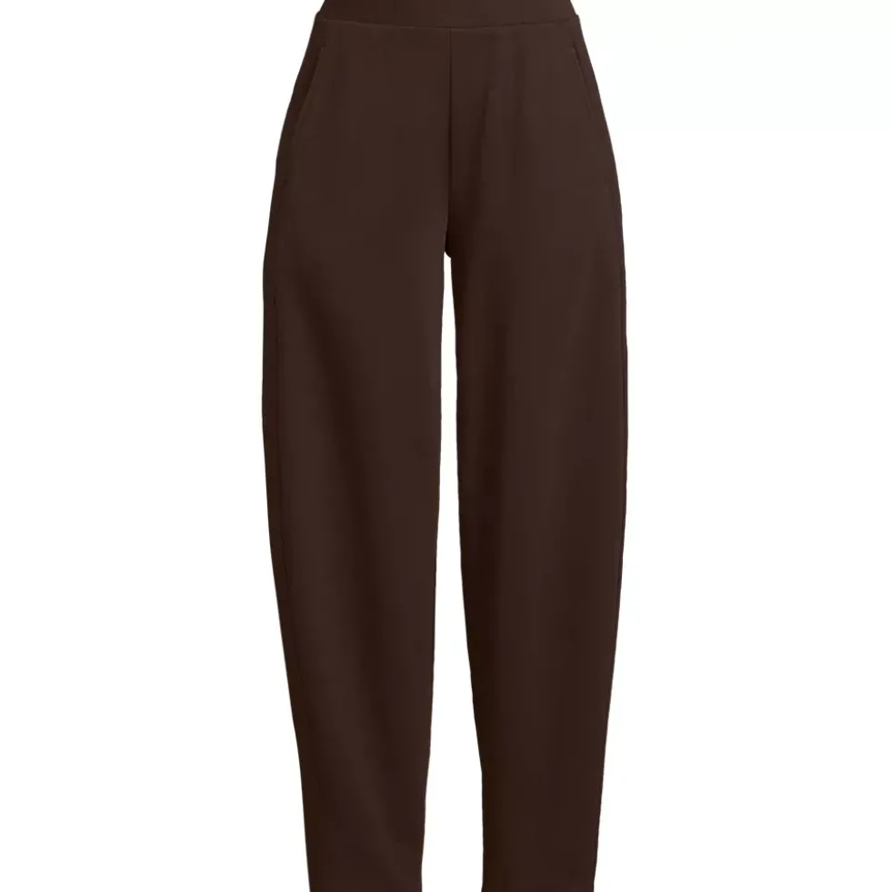 Women's Sport Knit High Rise Barrel Ankle Pants