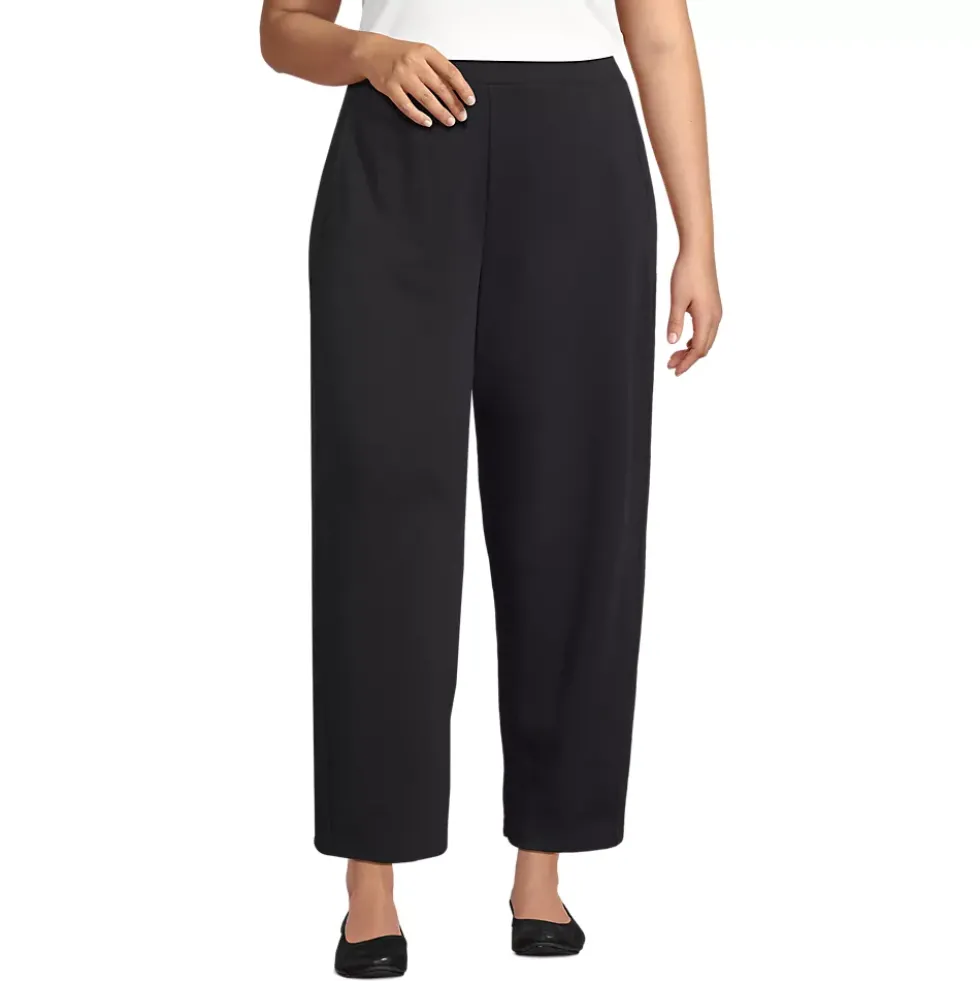 Women's Sport Knit High Rise Barrel Ankle Pants