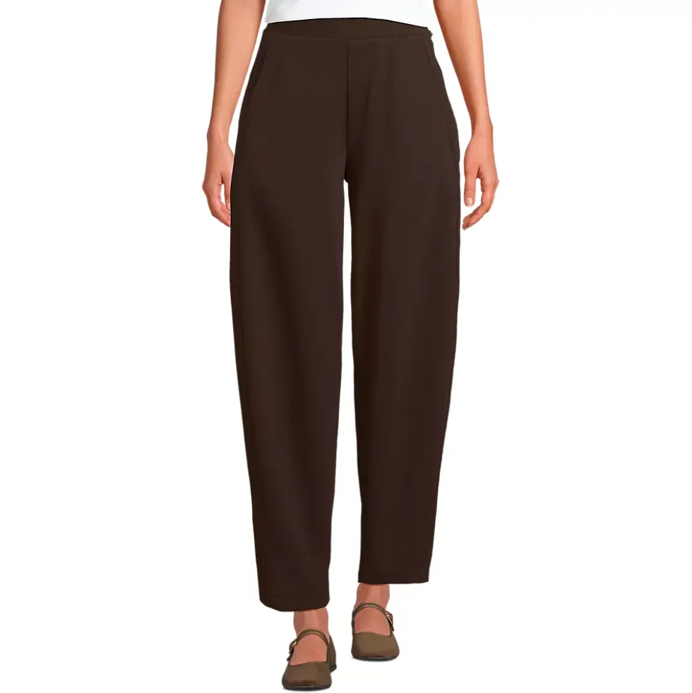 Women's Sport Knit High Rise Barrel Ankle Pants