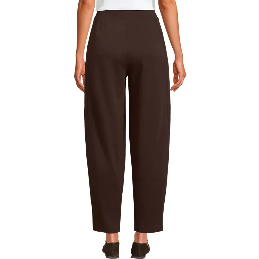 Women's Sport Knit High Rise Barrel Ankle Pants