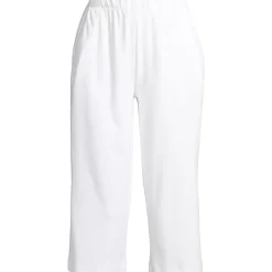 Women's Sport Knit High Rise Elastic Waist Capri Pants