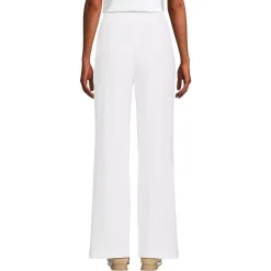 Women's Sport Knit High Rise Pleated Wide Leg Pants