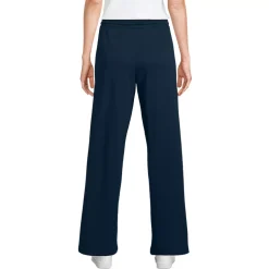 Women's Sport Knit High Rise Pull On Relaxed Straight Leg Pants