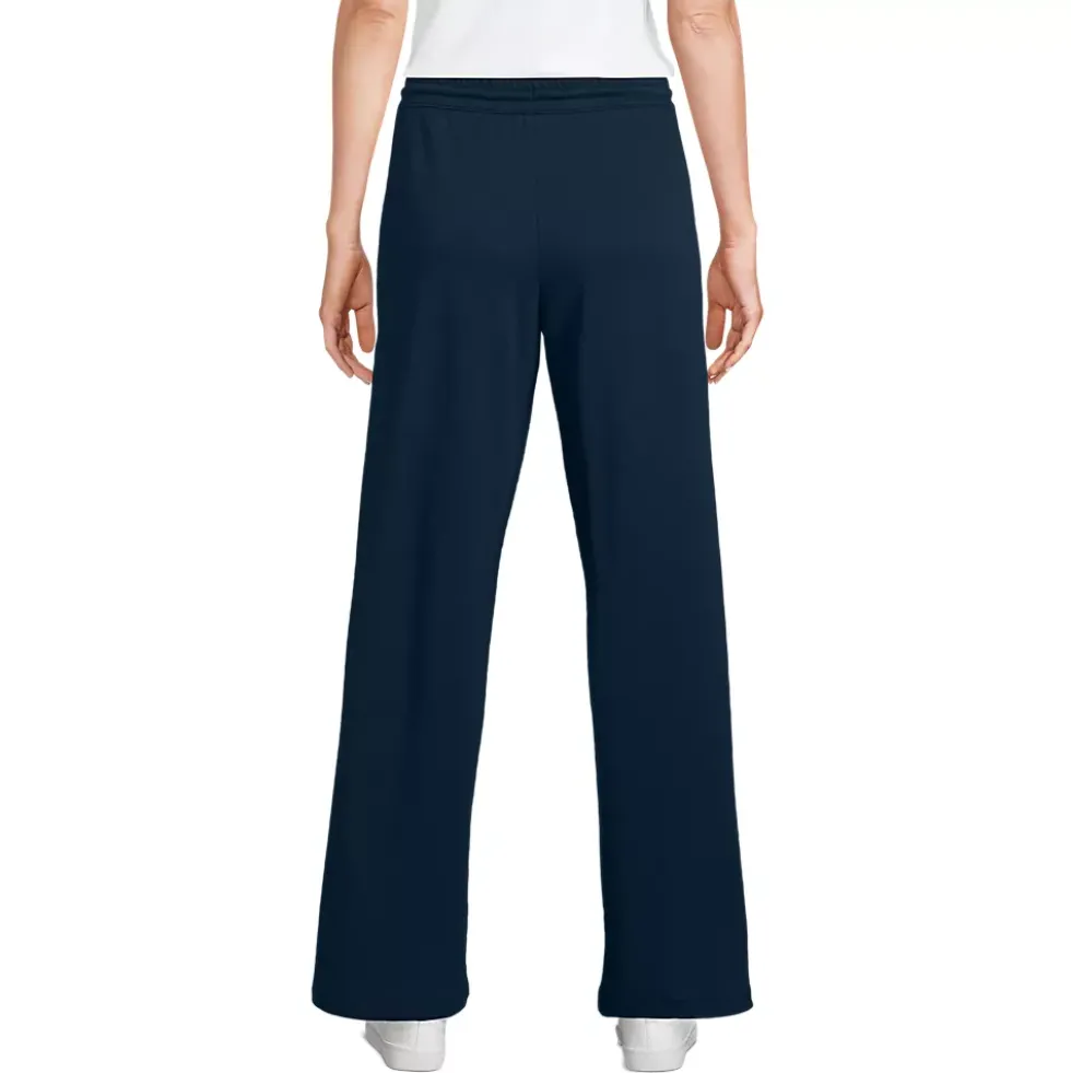 Women's Sport Knit High Rise Pull On Relaxed Straight Leg Pants