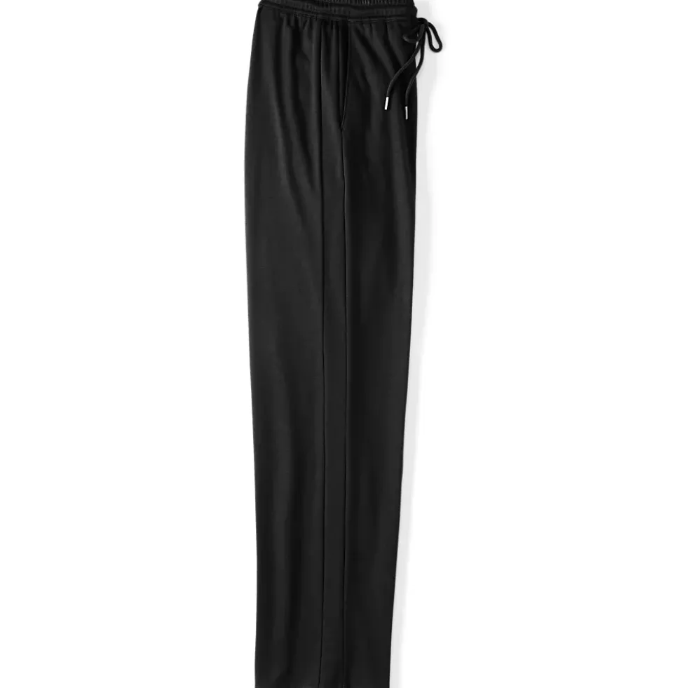 Women's Sport Knit High Rise Pull On Relaxed Straight Leg Pants