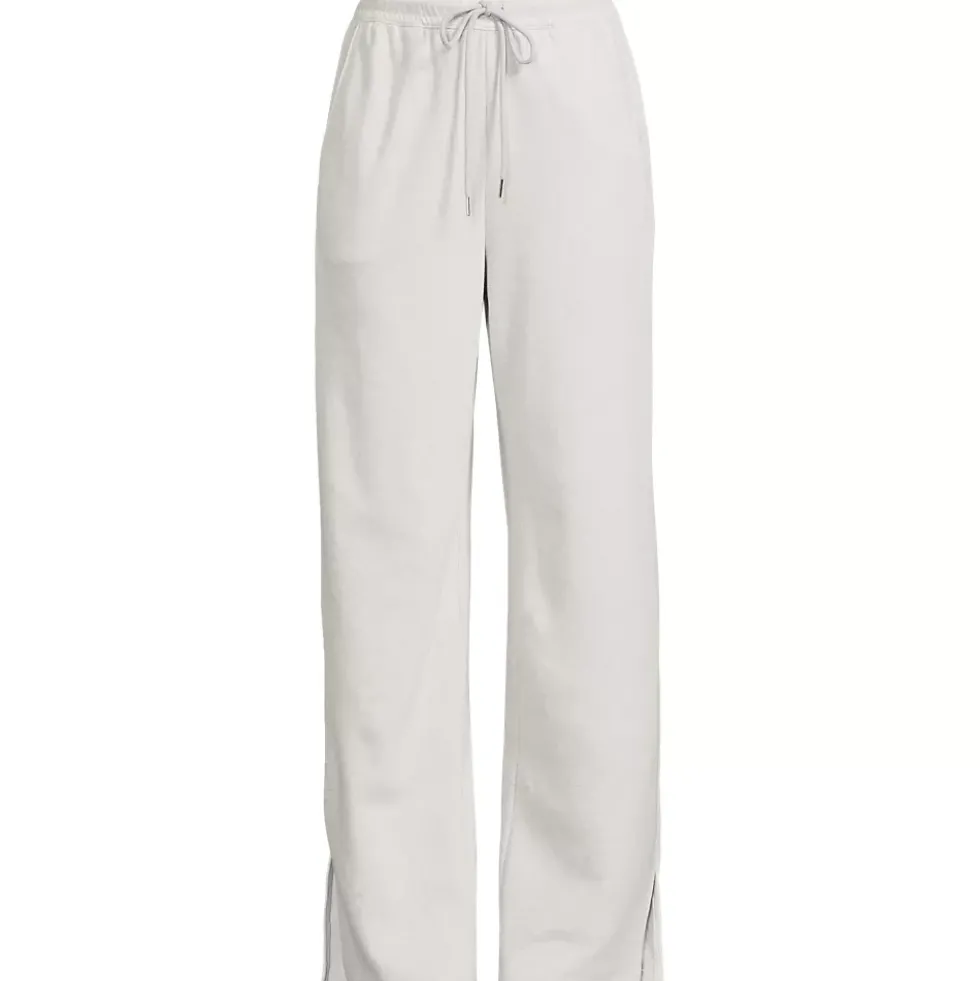 Women's Sport Knit High Rise Relaxed Straight Leg Side Stripe Pants