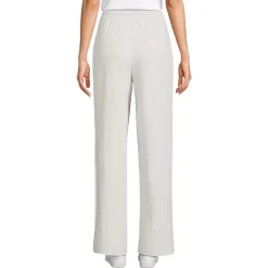Women's Sport Knit High Rise Relaxed Straight Leg Side Stripe Pants