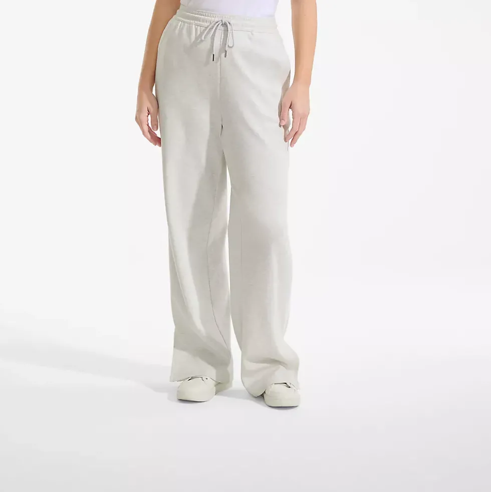 Women's Sport Knit High Rise Relaxed Straight Leg Side Stripe Pants