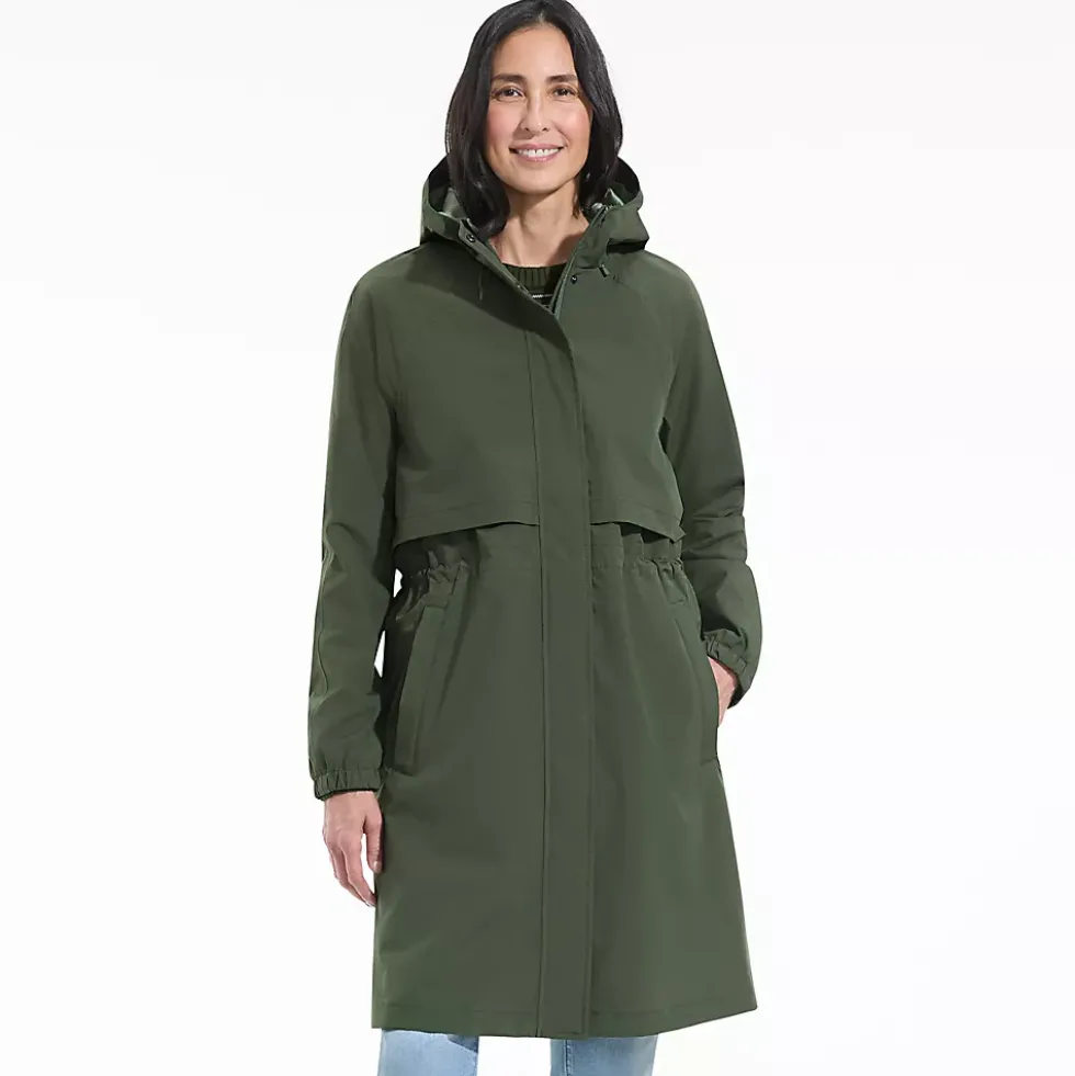 Women's Squall Packable Long Raincoat