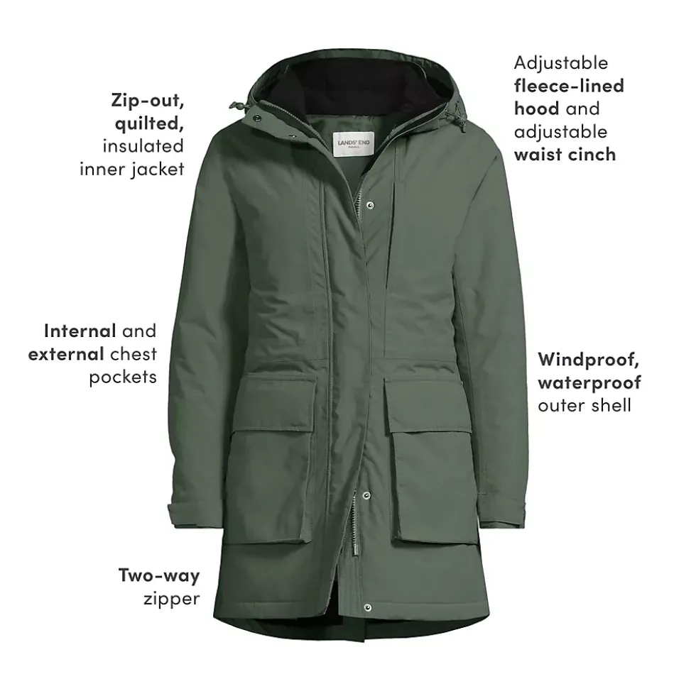Women's Squall Waterproof Insulated 3 in 1 Winter Parka