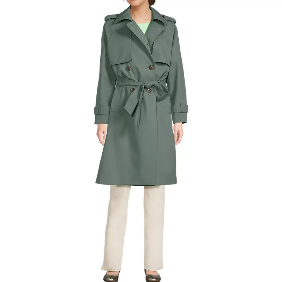 Women's Squall Waterproof Modern Trench Raincoat