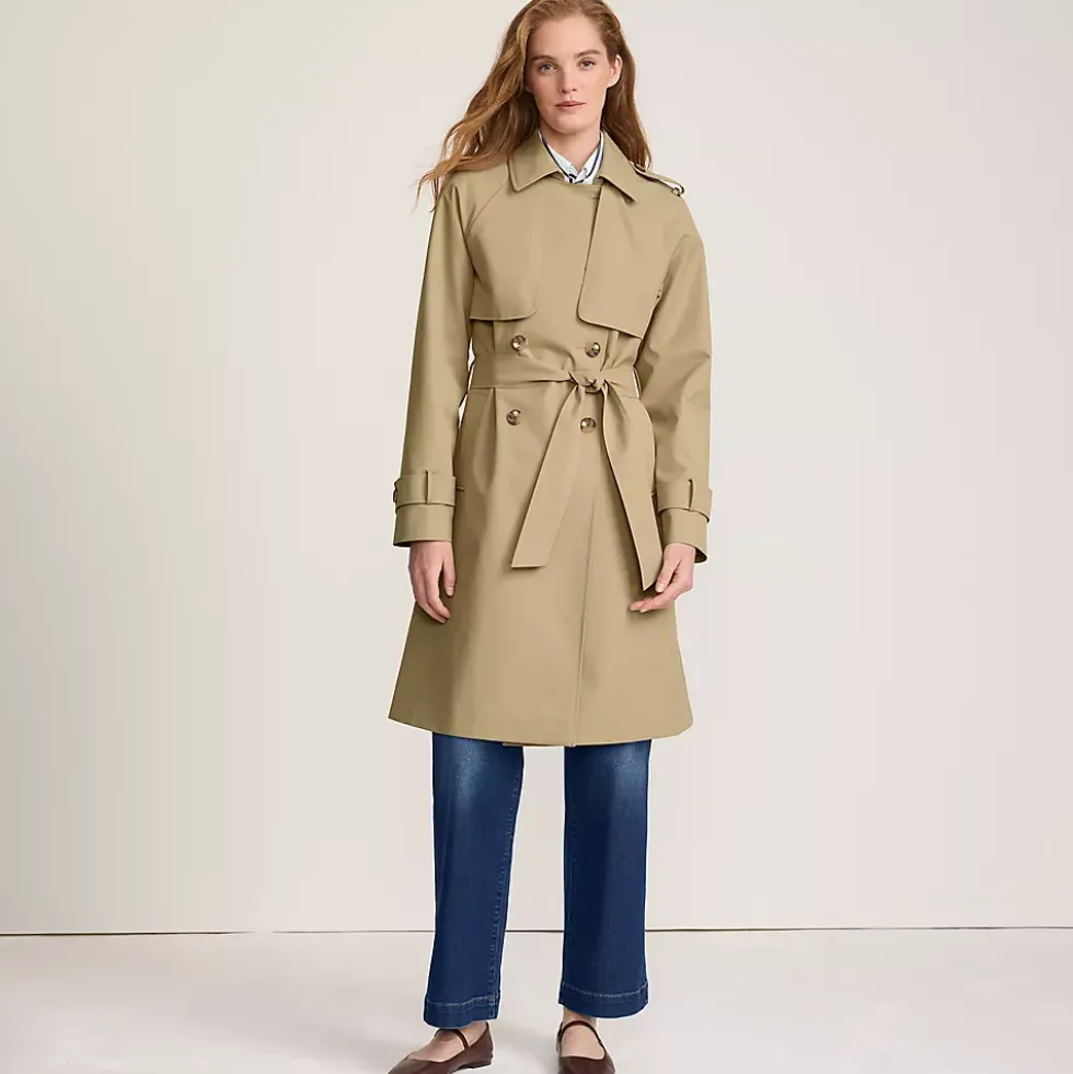 Women's Squall Waterproof Modern Trench Raincoat