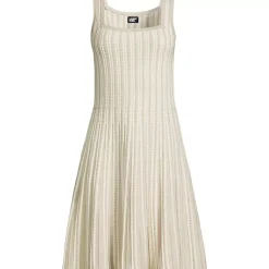 Women's Square Neck Above Knee Sweater Dress