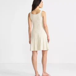 Women's Square Neck Above Knee Sweater Dress