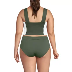 Women's Square Neck Midkini Top