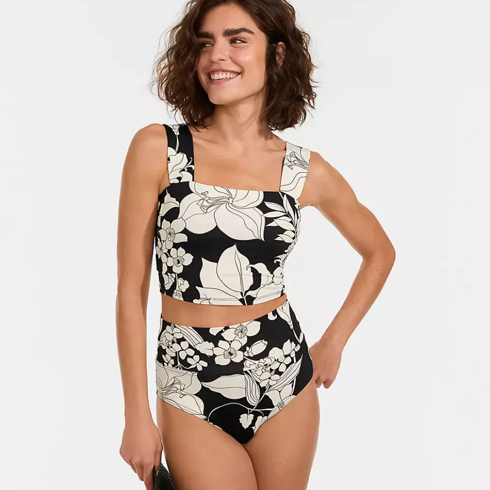 Women's Square Neck Midkini Top