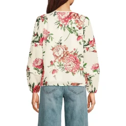 Women's Square Neck Pintuck Blouse