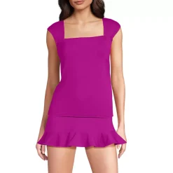 Women's Square Neck Underwire Tankini Top