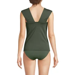 Women's Square Neck Underwire Tankini Top