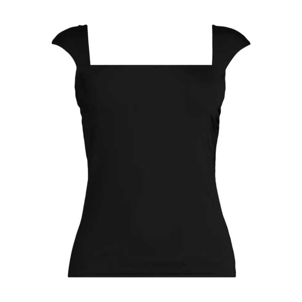 Women's Square Neck Underwire Tankini Top