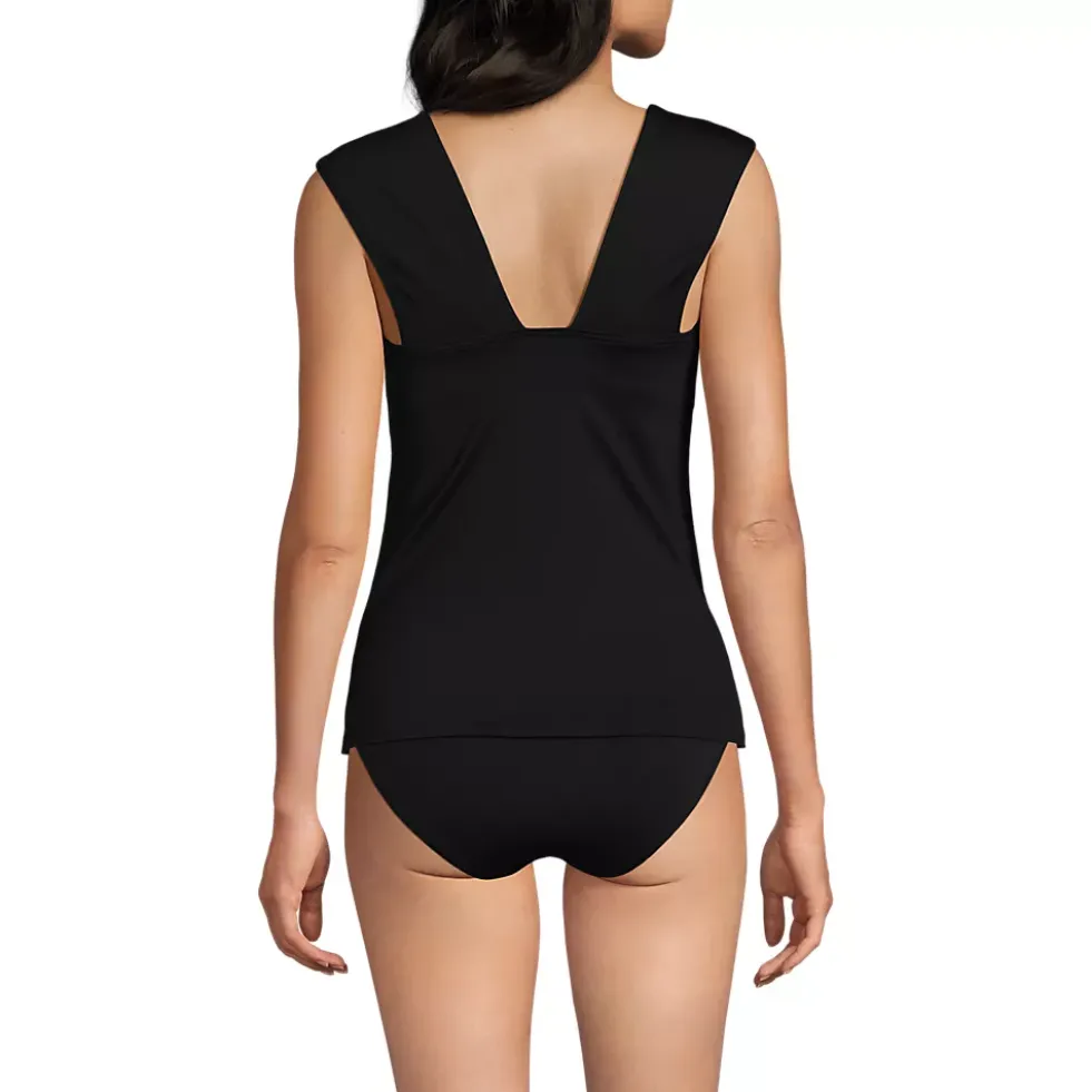 Women's Square Neck Underwire Tankini Top