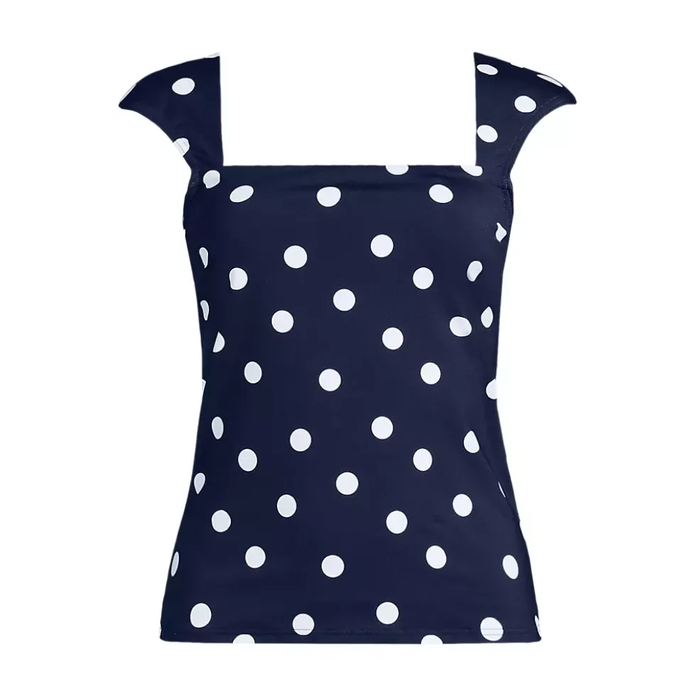 Women's Square Neck Underwire Tankini Top