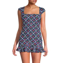 Women's Square Neck Underwire Tankini Top