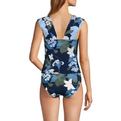 Women's Square Neck Underwire Tankini Top