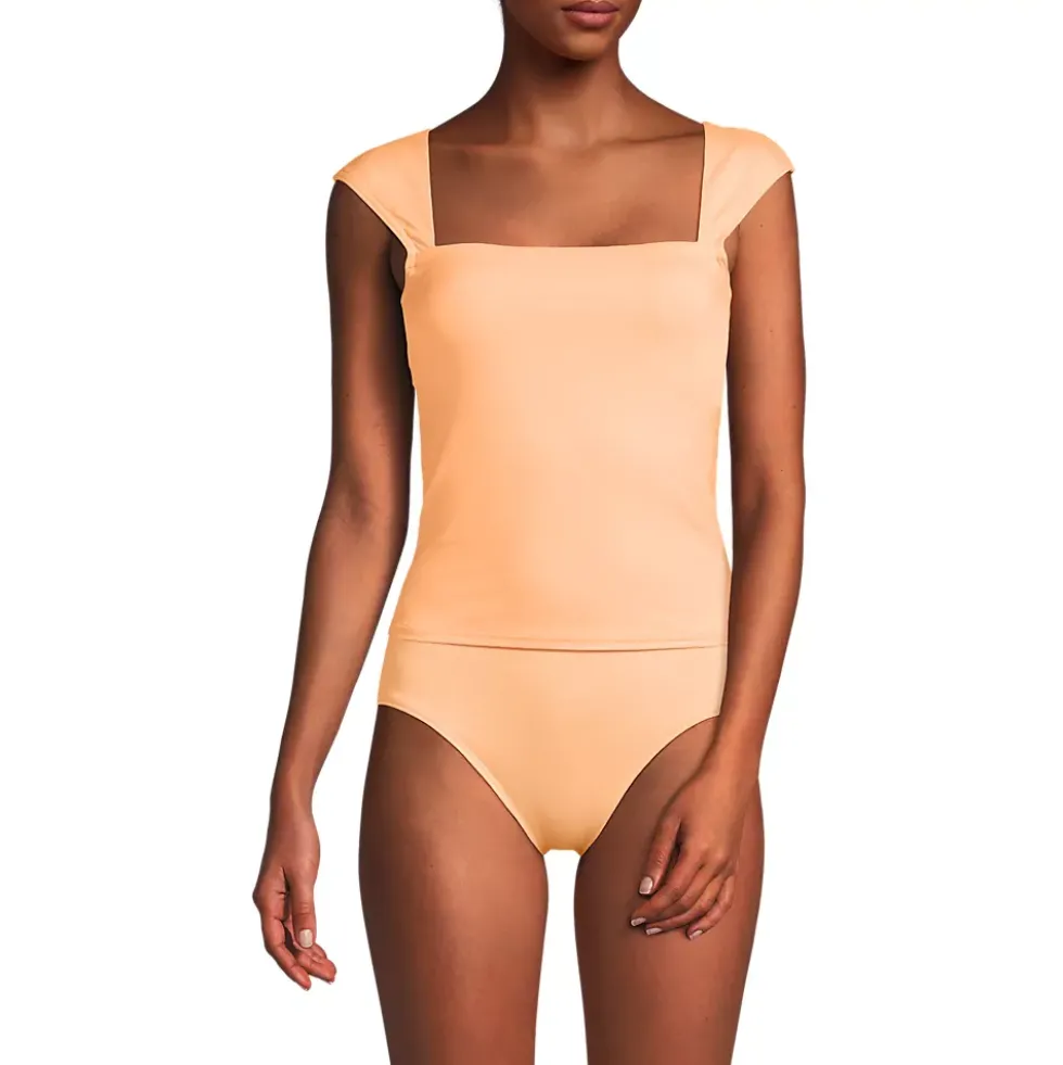 Women's Square Neck Underwire Tankini Top