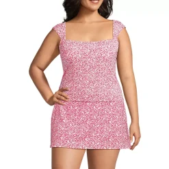 Women's Square Neck Underwire Tankini Top