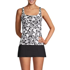 Women's Square Neck Underwire Tankini Swimsuit Top