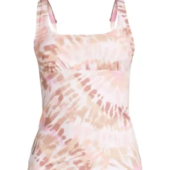 Women's Square Neck Underwire Tankini Swimsuit Top