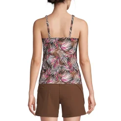Women's Square Neck Underwire Tankini Swimsuit Top