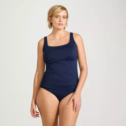 Women's Square Neck Underwire Tankini Swimsuit Top