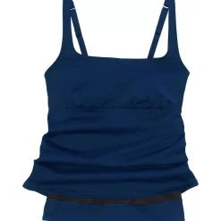 Women's Square Neck Underwire Tankini Swimsuit Top
