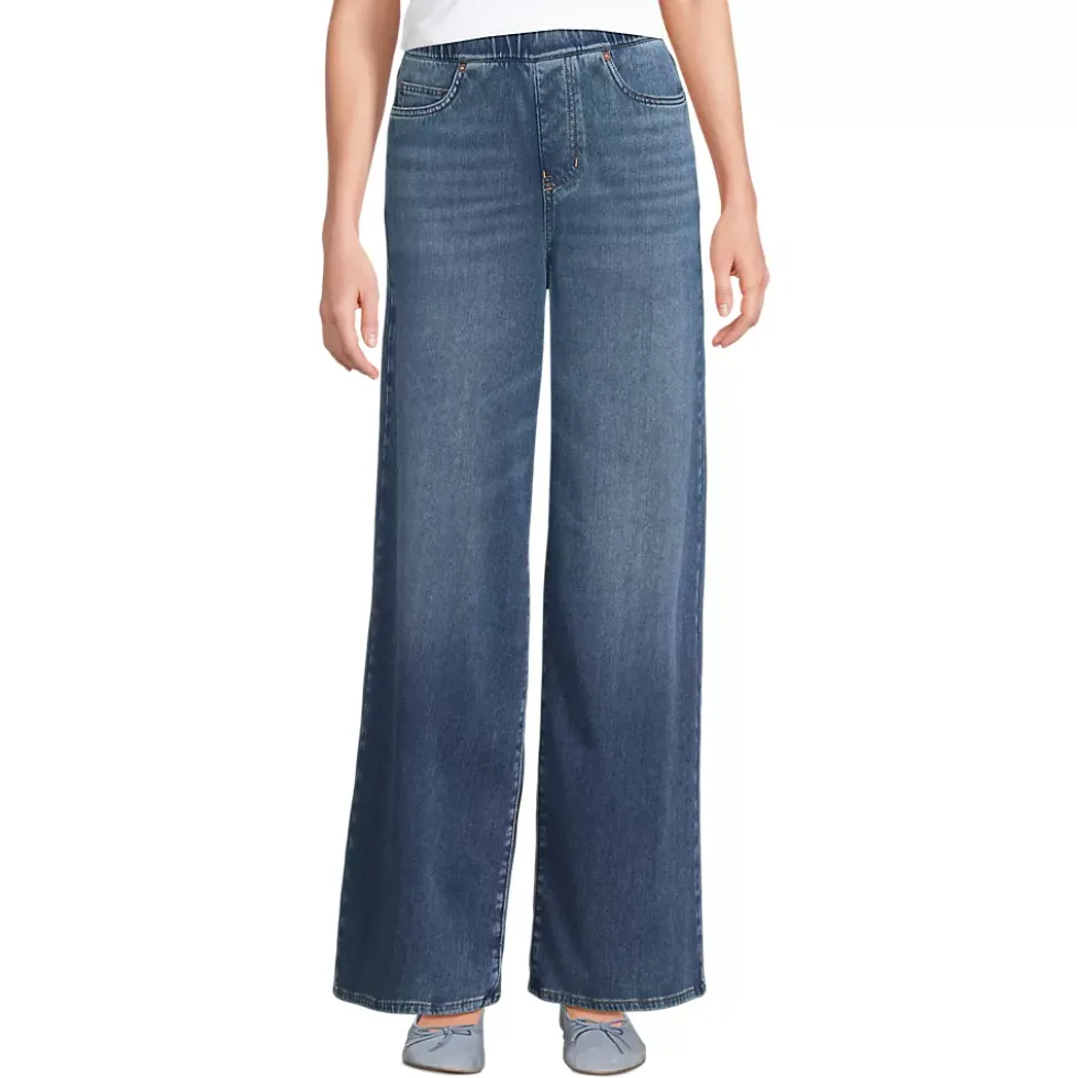 Women's Starfish Denim High Rise Wide Leg Jeans