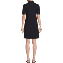 Women's Starfish Elbow Sleeve Polo Dress